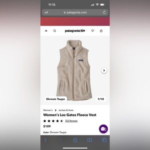Patagonia Women's Los Gatos Fleece Vest